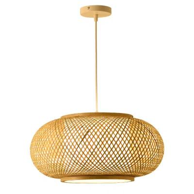 China Chinese bamboo lanterns custom bamboo lanterns tea restaurant inn guest room chandelier tatami decorative lamp home house decoration for sale