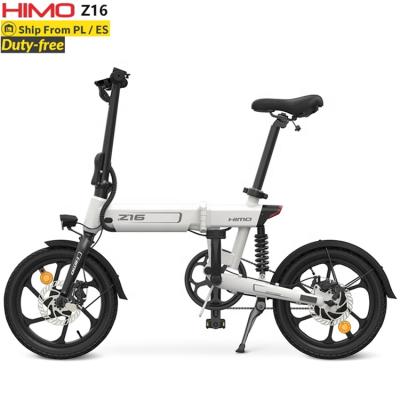 China Fat Aluminum Alloy Europe Warehouse Tire Folding Moped 250W Motor Bicicleta Electrica Ebike Urban Electric Bicycle HIMO Z16 for sale