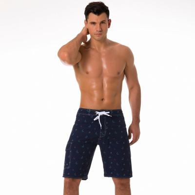 China Wholesale QUICK DRY surf shorts mens printed striped swim trunks shorts waterproof board shorts for sale