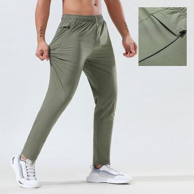 China Loose Thin Breathable Ice Silk Outdoor Leisure Anti-wrinkle Fitness Training Yoga Quick-Drying Section Autumn And Winter Running Pants for sale