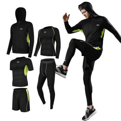 China Breathable Simple Fitness Wear Mens Sport Suit Workout Training Clothing Gym Sportswear Gym Sweat Suit And Jogging Wear Mens Hoodies for sale