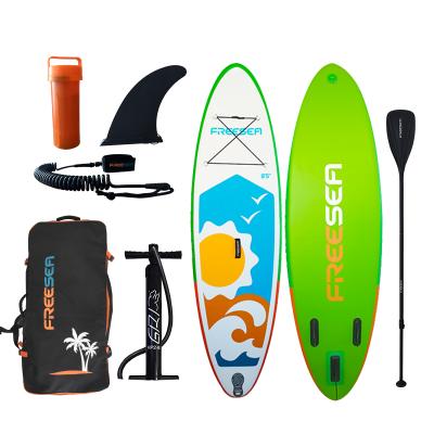 China FREESEA Non-Slip Waterproof Customized Inflatable Surf Paddle Child Inflatable SUP Water Sport for sale