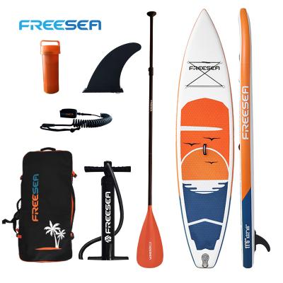 China FREESEA Waterproof Non-Slip Customized Inflatable Paddle Standup ISup Waterproof InflatableSup Boards Traveling SUP for sale