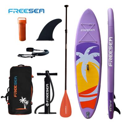 China FREESEA Yoga Air Paddle Board Waterproof Cheap SUP Inflatable Paddle Board With Pump For Lady for sale