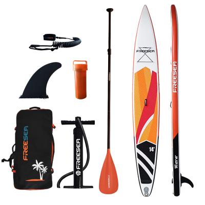 China FREESEA Sip Set Porcelain Waterproof Skidproof Professional Sporting Goods Racing And Surfing Standup Air Board When Surfing for sale