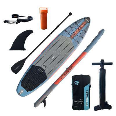 China FREESEA New Design Unisex Soft Top Sip Panel Surfboard Modular 3 Pieces Paddling Board For Water Sports for sale