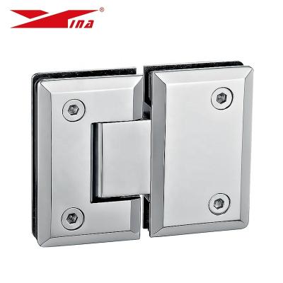 China When rotating the door 25Â ° 8-12mm Glass Shower Door Hinge 304 304 Stainless Steel Glass Shower Door Pivot180 Degree Locking Hinge for sale