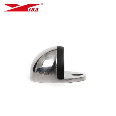 China Contact-Setting SUS 304 Door Stopper Bedroom Use Half Beads Around Door Stopper Hotel Room Door Floor Stopper for sale