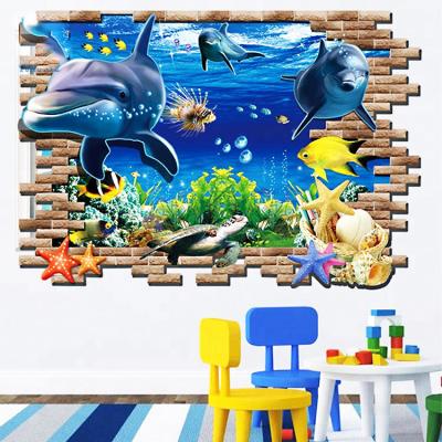 China 2020 High Quality Waterproof+Eco-friendly 3d Vinyl Floor Sticker, PVC Wall Sticker Printing for sale