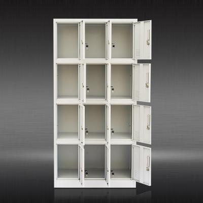 China Knock Down 12 Locker Door Cell Phone Storage Locker Staff Lockers en venta