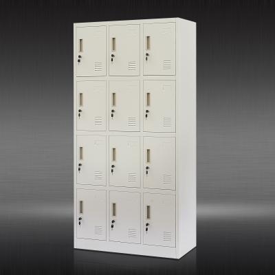 China Knock Down 12 Locker Door Cell Phone Storage Locker Staff Lockers en venta