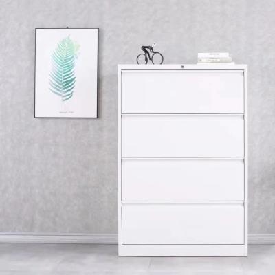 China (Size) Adjustable 4 Drawer Filing Cabinet For Wider Metal Steel Locker Office Use Cabinet Filing Cabinet for sale