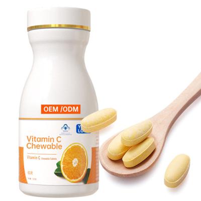 China OEM Health Care Supplement Antioxidant Flavor Customized Chewable Vitamin C Tablet for sale