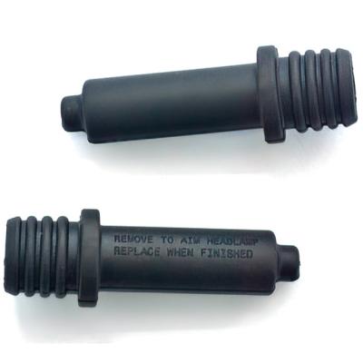 China Customer's request CUSTOM BLACK SILICONE MOUNT WORKMANSHIP OEM QUALITY RUBBER PLUG for sale