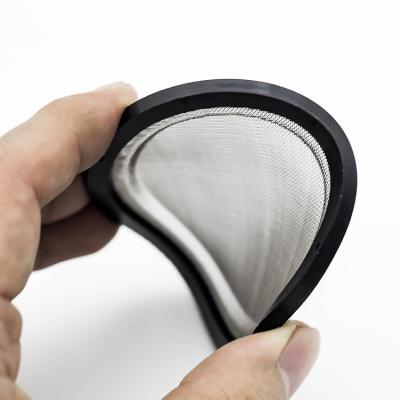 China Customer's request custom rubber seal with stainless steel mesh for sale