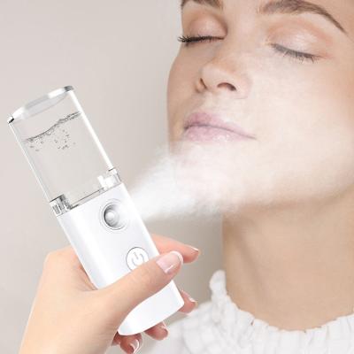 China Portable Face Steamer Nano Skin Care 30ml Nebulizer USB Mist DEEP CLEANSING Facial Sprayer for sale