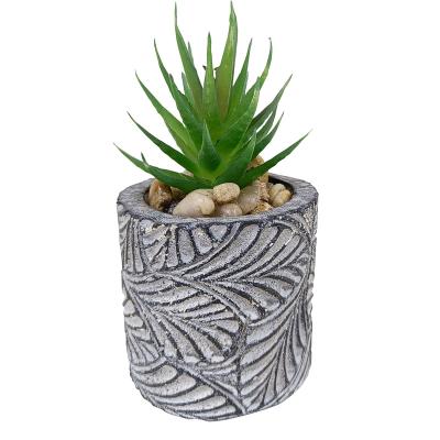 China New Design Simulation Plantas Artificiales Plant Creative Plant Potted Succulent Plastic Environmentally Friendly Green Plant Desktop Decor for sale