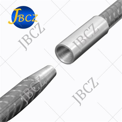 China 45# Carbon Steel Lenton Type Rebar Mechanical Taper Threading Coupler for sale