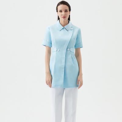 China Cyalaa Korea Nurse Dental Hospital Unisex Washing Plastic Surgeon Comfortable Antistatic Antibacterial Uniform Split Uniform Set for sale