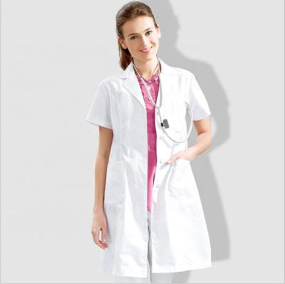 China Cyalaa Antifouling Wear Resistant Factory Customized Antifouling Medical Shorts Sleeved Lab White Coat Scurbs Medical Uniforms for sale