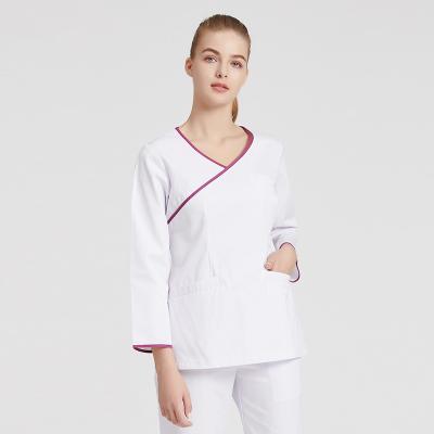 China CyalaaCJ5931China Wholesale Soft Scrubs Doctor Nurse Uniforms Hospital Uniforms Cosmetologist Long Sleeve Sets for sale