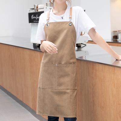 China Modern Simplicity Cyalaa Wholesale Customized Logo Chef Apron Restaurant Waterproof Antifouling Work Clothes for sale