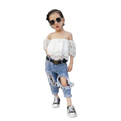 China 2021 interesting QUICK DRY kidsPant pants kids girls jeans pants comfortable kids girls jeans pants stylish girls and denim top coat for sale