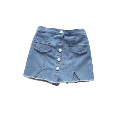 China 2021 New Design QUICK DRY Wholesale Baby Shorts Kids Summer Shorts Safety Skirt Jeans Kids Jeans For 12 Years Girl for sale