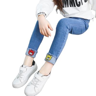 China 2021 Indigo Tall Women Gym Jeans Girl Fitness Training Jeans Loose Warm Deep Fit Women's SWA High Waist Jeans Breathable for sale