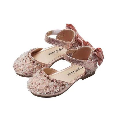 China 2021 Summer Korean Diamond Bottom Soft Girls Sandals Breathable Princess Shoes for sale