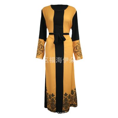 China 2021 Washable New Modest Women Clothing Abaya Muslim Dresses Islamic Muslim Woman Abaya Jilbab Dress Wholesale for sale