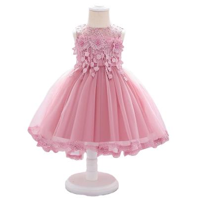 China Washable Children's Dress, Children's Pompous Dress, Tailed Baby's One-Year-Old Wedding Dress for sale