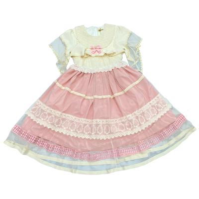 China 2021 Latest Designs Breathable Lace Birthday Flower Party Kids Clothes Breathable Wedding Princess Little Kids Clothing Girls Dress for sale