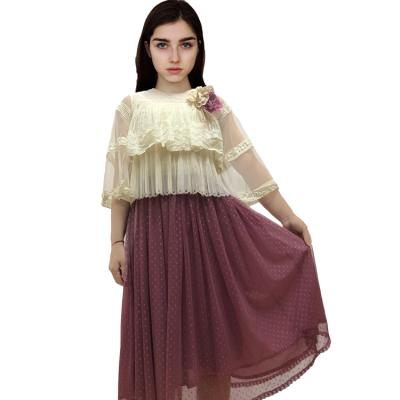 China Viable Muslim Turban Chiffon Summer Bridesmaids Cotton Seersucker Tulle Dress Girl, Girl Dress Summer for sale