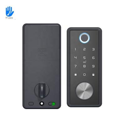 China Wholesaler Smart App Door Lock Automatic Key Fingerprint Door Lock for Outdoor Wooden Door for sale