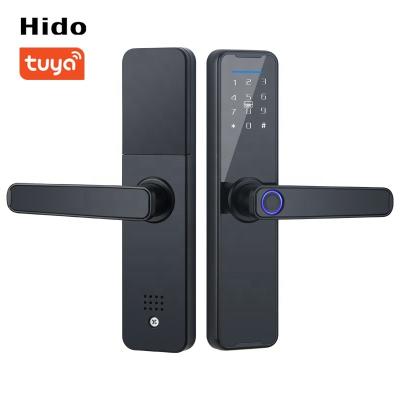 China Hido Fingerprint Smart Door Lock BLE Password Keyless Apartment Room Lock Tuya APP Digital Door Lock for sale