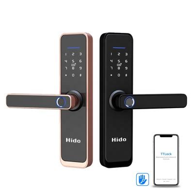 China APP Control Electronic Digital Keypad Code Key WiFi Smart Fingerprint Door Lock TTlock for sale