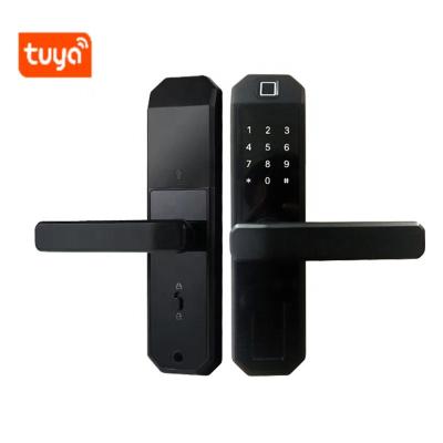 China Morden Digital Door Lock Tuya Smart Lock Phone Control Biometric Fingerprint Door Lock for sale