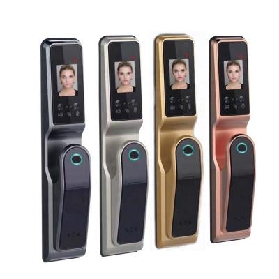 China Face Recognition Door Unlock Biometric Palmprint Fingerprint Keyless Door Lock Digital for sale