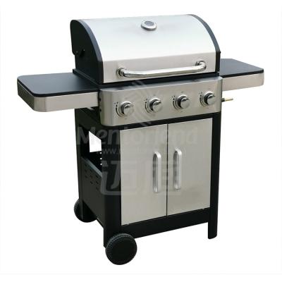 China Easily Assembled Custom High Quality Gas Barbecue Grill Stainless Steel For Shops for sale