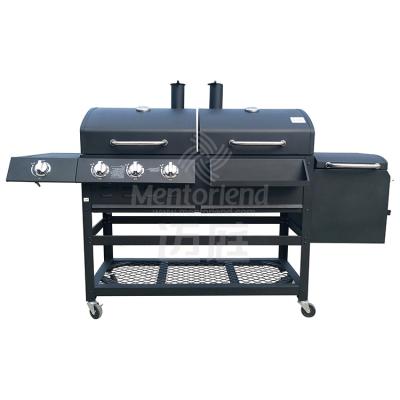 China New Design Easily Assembled Outdoor BBQ High Quality Side Burner Steel Charcoal Grill for sale