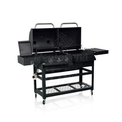 China Newest Design New Arrival Charcoal And Gas Grill China BBQ Grill Easily Assembled Steel for sale