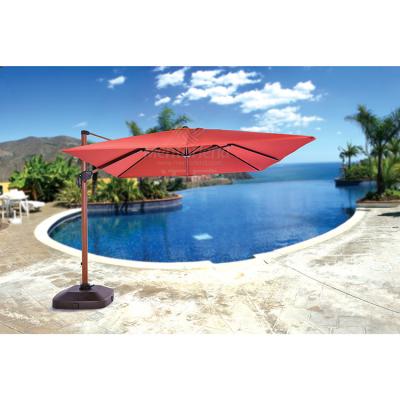 China Hot Selling Modern Good Quality Large Terracotta Parasol Umbrella Frame Hanging Umbrella Outdoor Patio for sale