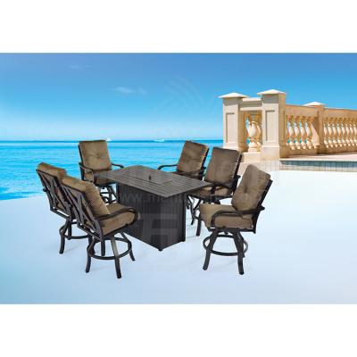 China Modern Boston Barstool Set Outdoor Garden Koln Converstaion Sofa Furniture Set for sale