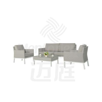 China High Quality Modern Outdoor Furniture Garden Sofa Set Vista Sling Aluminum Conversation Garden Sofa Set for sale