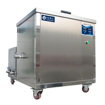 China Heating Filter Circulation System Multi Frequency 28~120Khz Soak Tank 40~960L Industrial Ultrasonic Cleaning Machine Cleaner OEM for sale