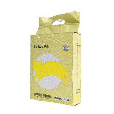 China Cats Recommend OEM/ODM Excellent Smell Tofu Cat Litter Dust Free Easy Clean Sand 2.5kg 6L Ultra-Strong Control Blocks for sale