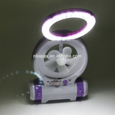 China BACKUP USE Nice Fan Design 3 In 1 Rechargeable Super Bright Led Lamp 110-240V Multifunctional Fan for sale