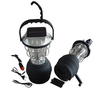 China With 36LED USB Operating Daynamo Solar Rechargeable Camping Hand Crank Lantern for sale