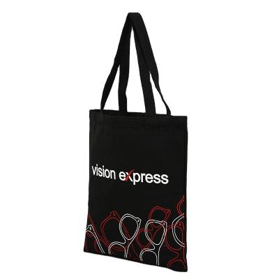 China Custom Printed Eco Handled Recycled Plain Blank Organic Canvas Tote Bag With Logo Cotton Shopping Bag for sale